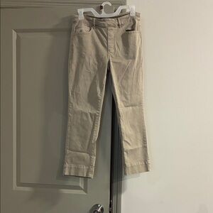Tribal Women's Straight Leg Pants in Tan